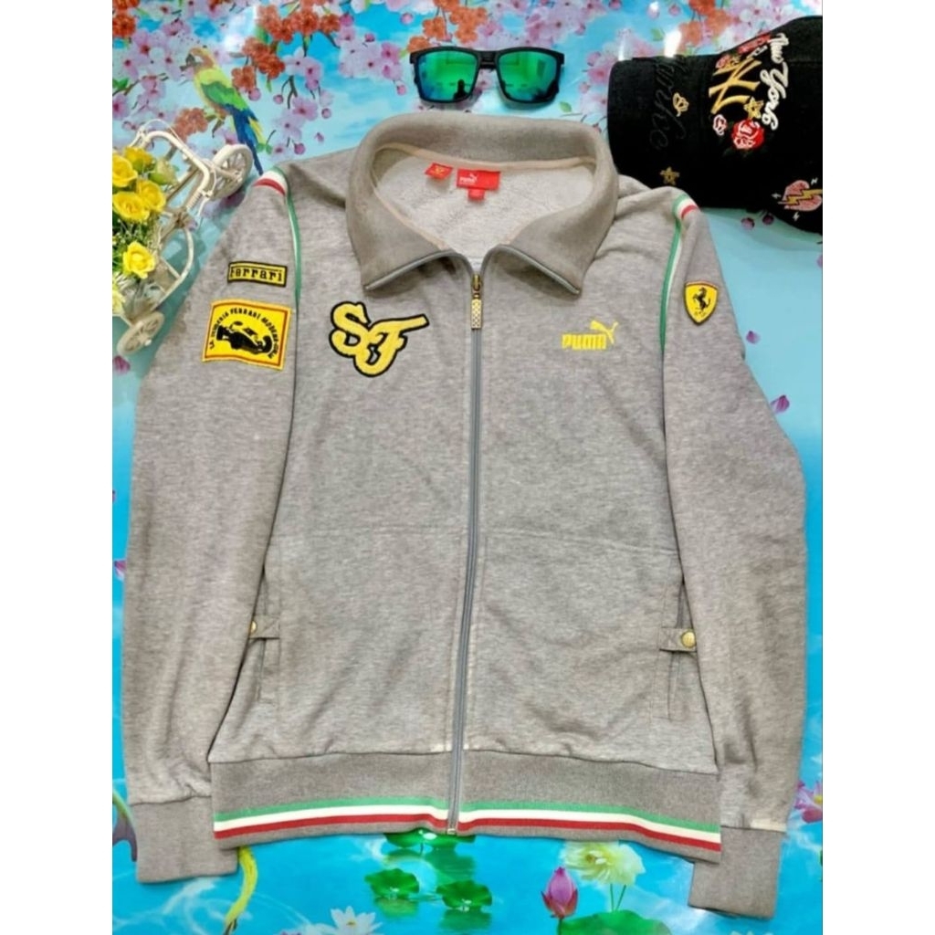 Jaket Hoodie Ferrari X Puma Vintage Original Official Merchandise Scuderia Ferrari F1 Rare