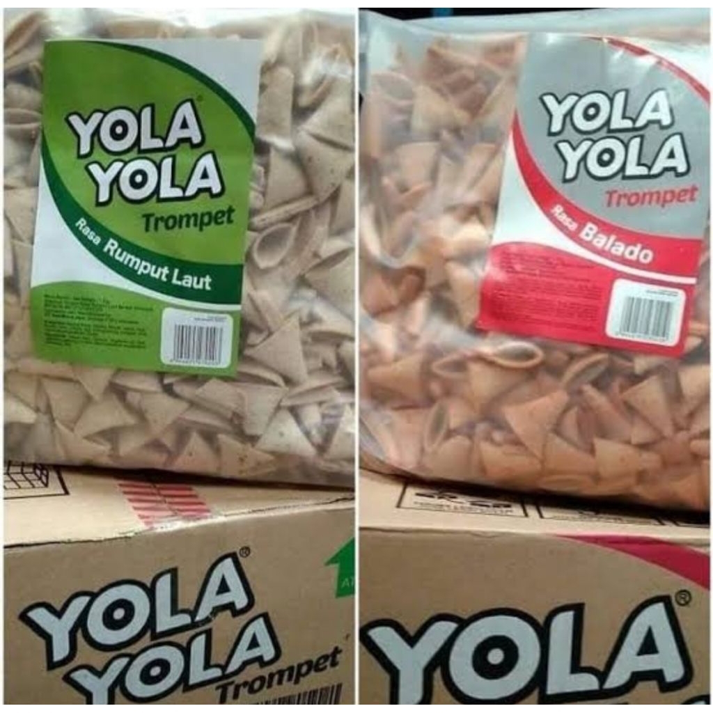 Yola Yola terompet kemasan 1kg grosir