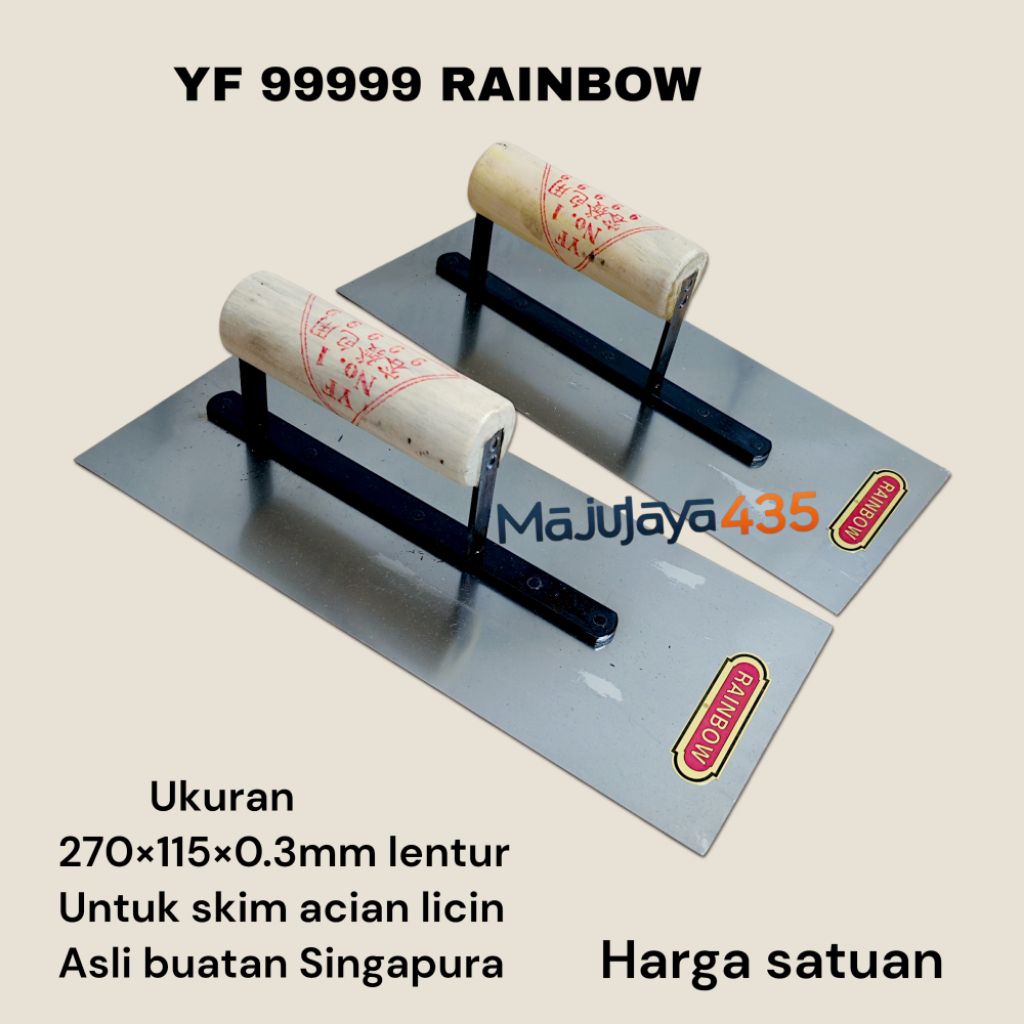 Raskam alat acian skim plamir yf 99999 rainbow original
