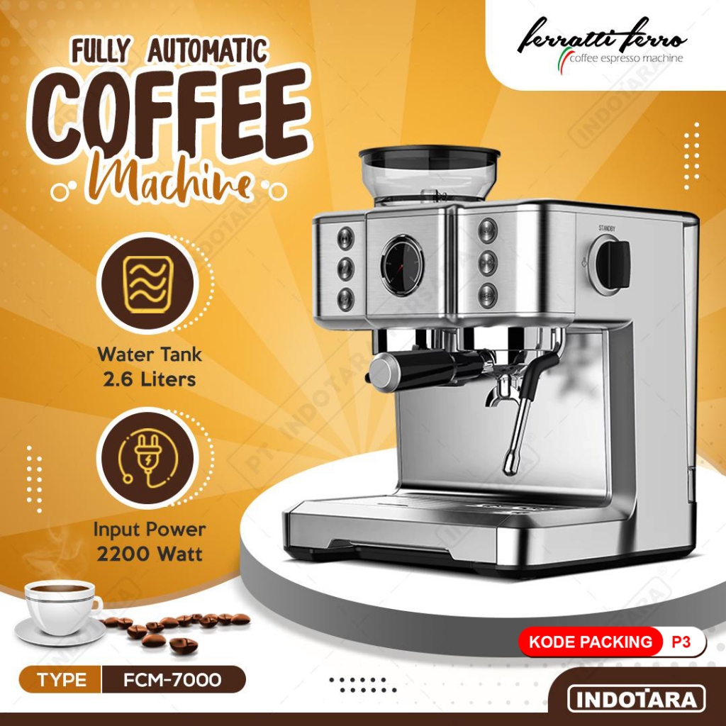 Mesin Kopi Otomatis Ferratti Ferro FCM-7000
