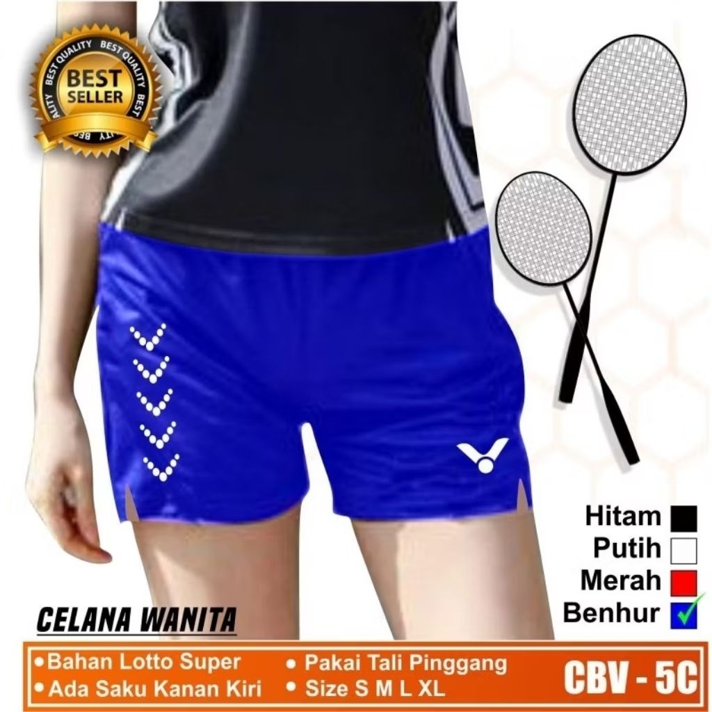 Celana pendek olahraga wanita bawahan olahraga cewek voli trining runningCelana pendek voli cewek