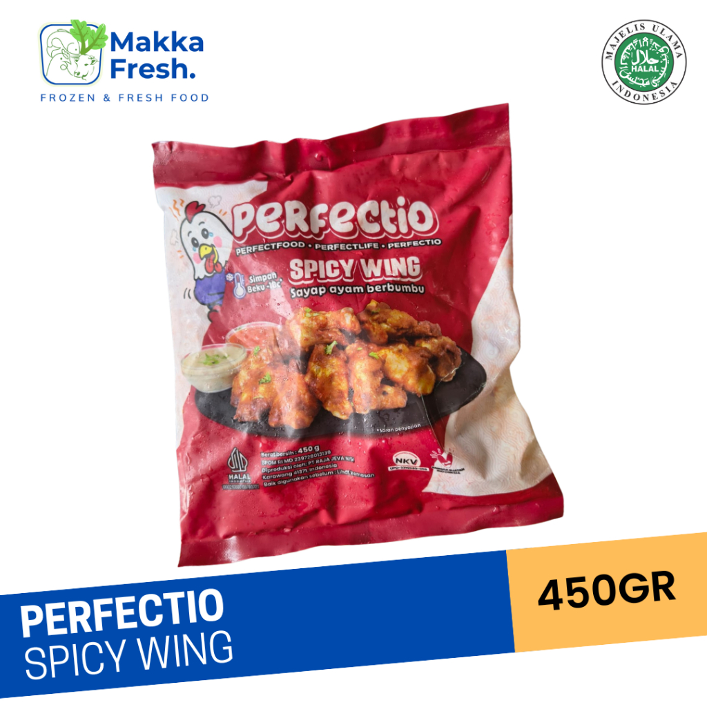 perfectio spicy wings 450 gram