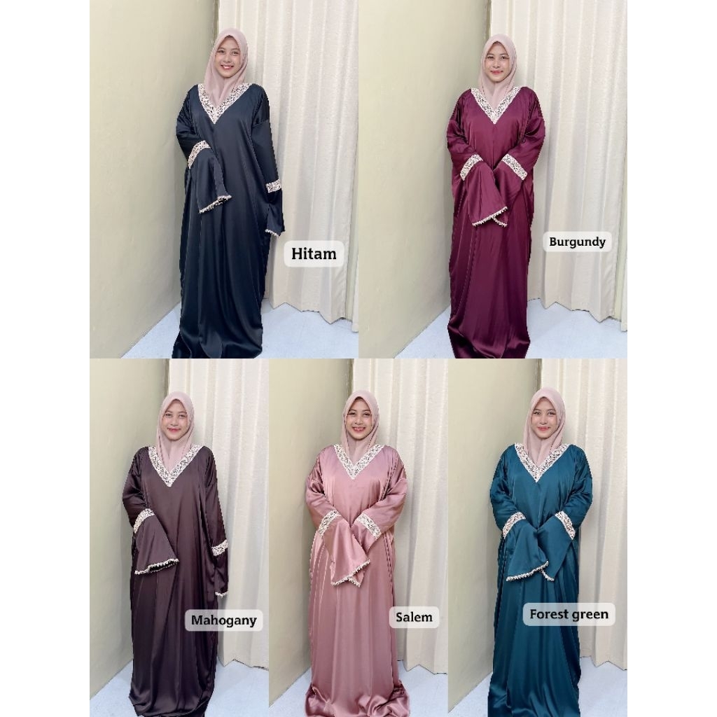 Abaya sholat Heiynaa silk premium