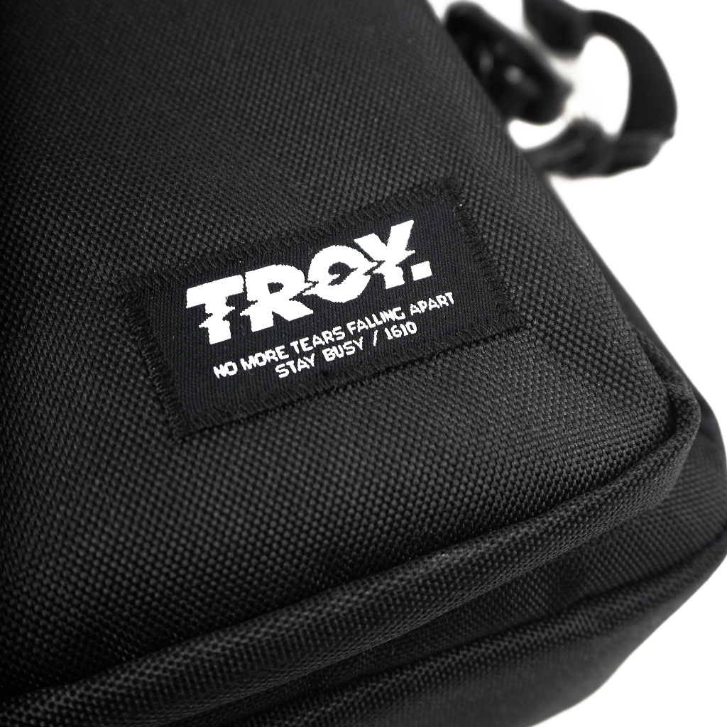 Troy Company Sling Bag Black Alpa - Slingbag Hitam Tas Selempang Hitam SBD 3533