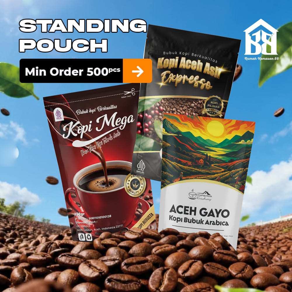 Kemasan Custom Ziplock Doff - 18x26