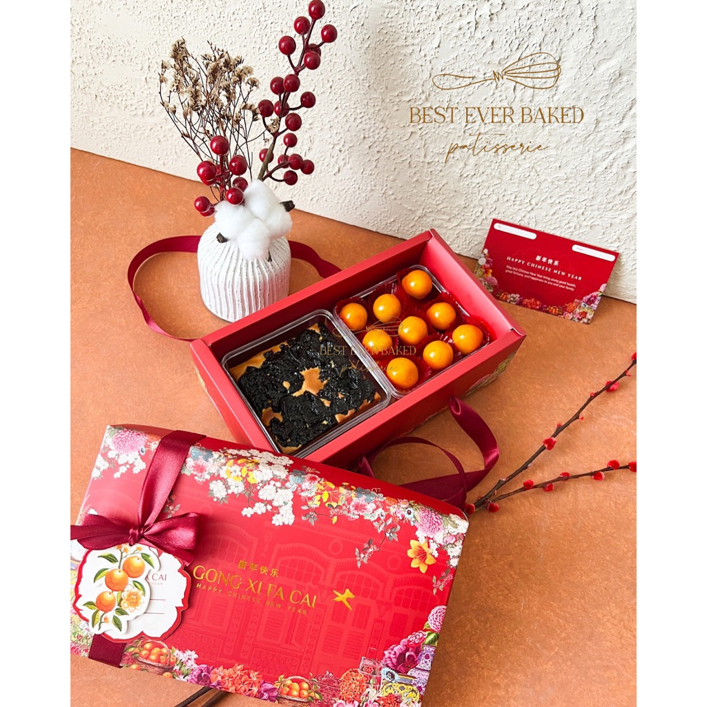 CNY Hampers Festive 1 - Best Ever Baked (Premium Nastar Lumer dan Lapis Legit)