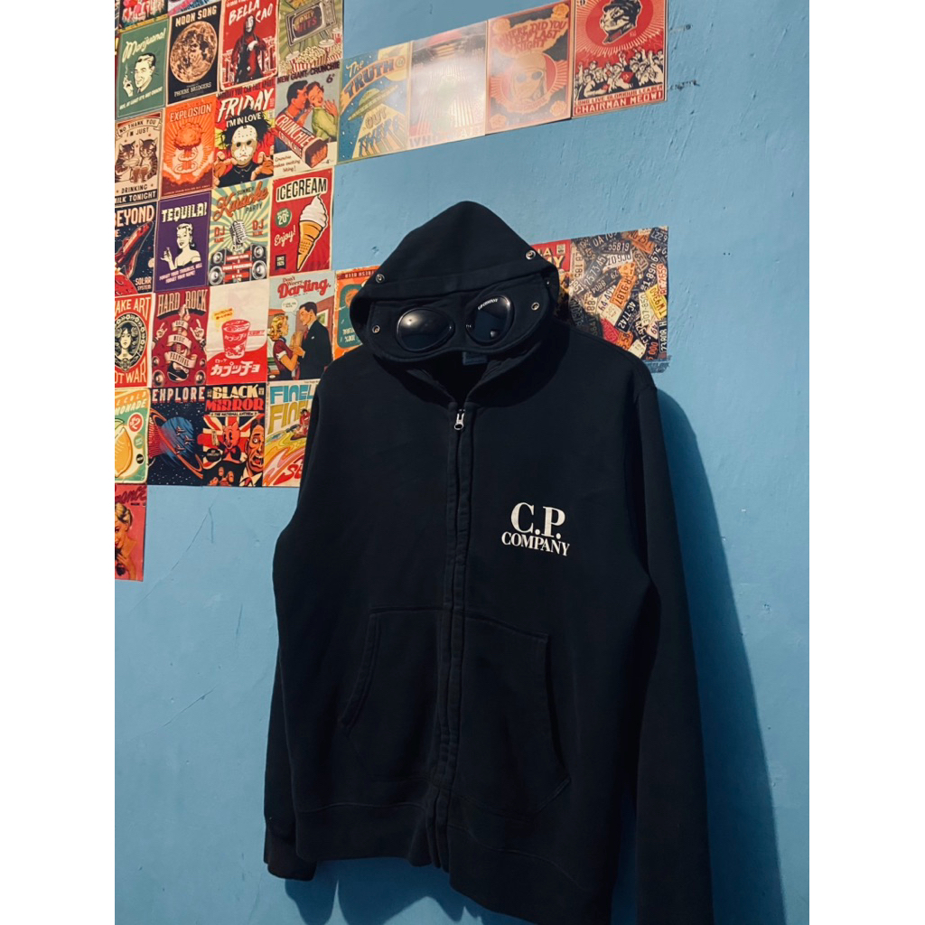 Cp company Zip hoodie Undersixteen - Black