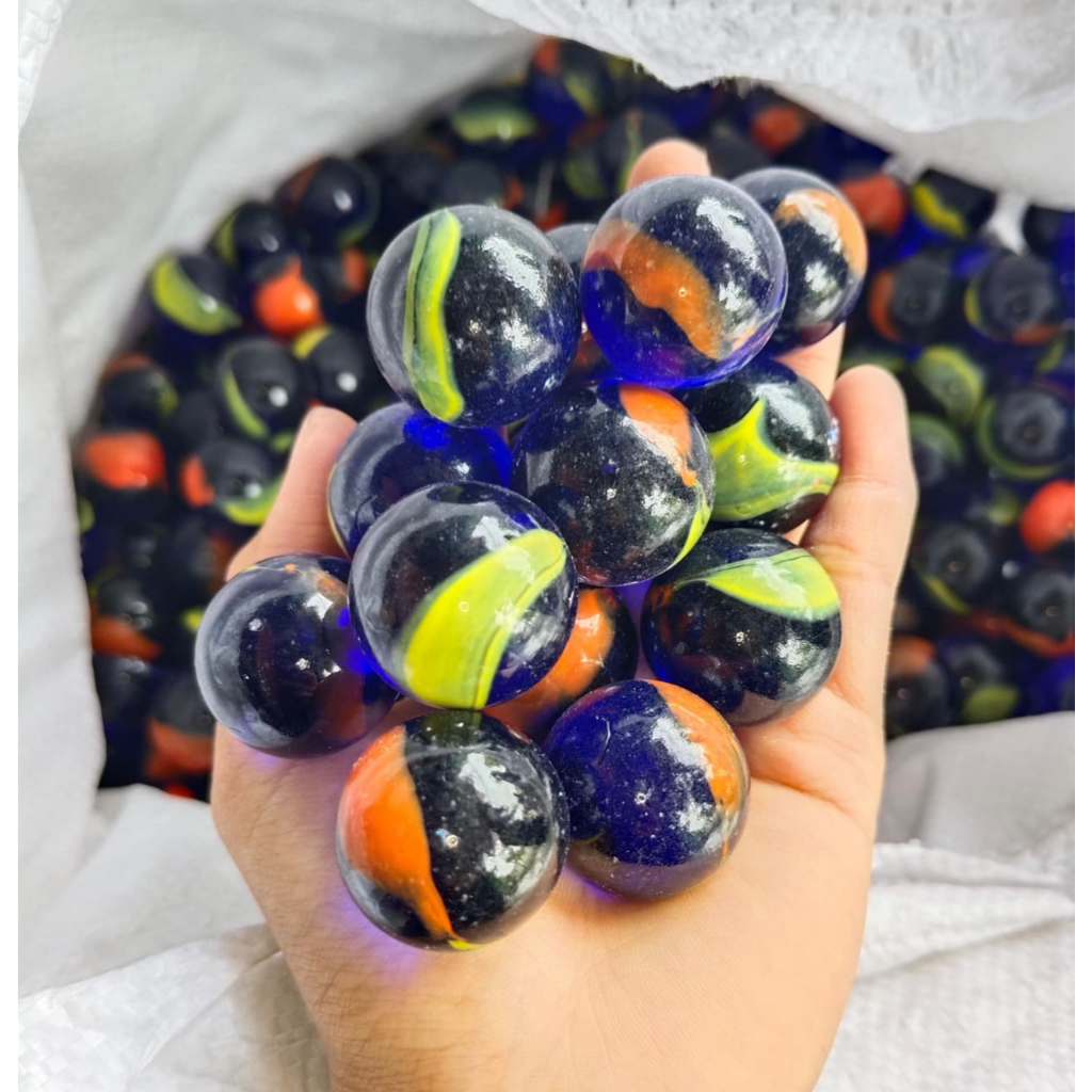 10 BIJI NEKER JUMBO 25 MM / KELERENG JUMBO / NEKER JADUL LANGKAH