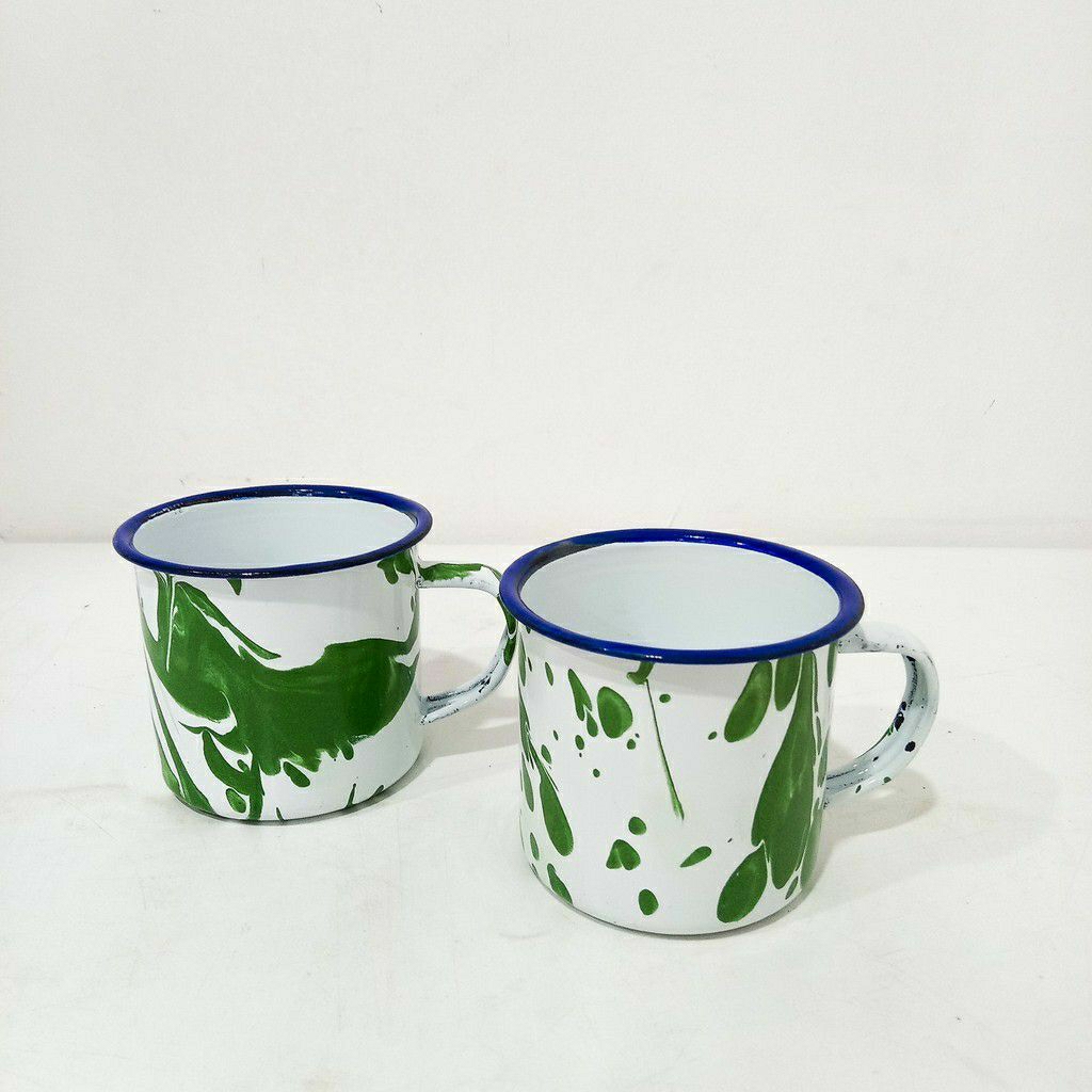 mug blirik cangkir blurik enamel 7cm gelas jadul gelas kopi