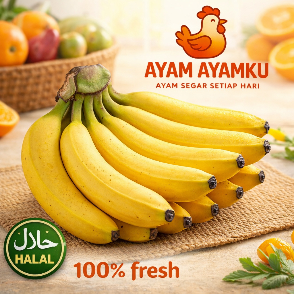 Pisang Ambon 1 sisir | AYAM AYAMKU