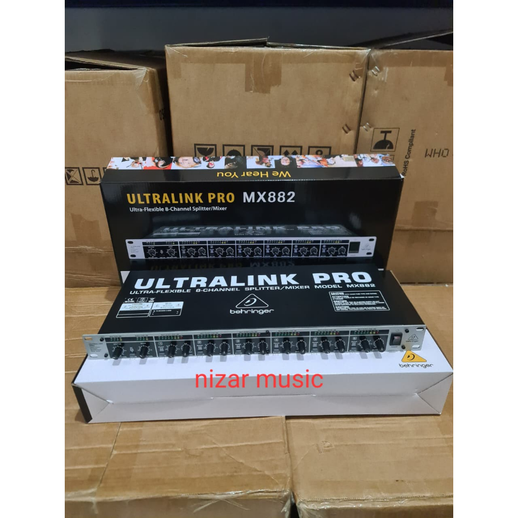 Behringer MX882 Mixer Audio Splitter MX 882 Ultralin Pro