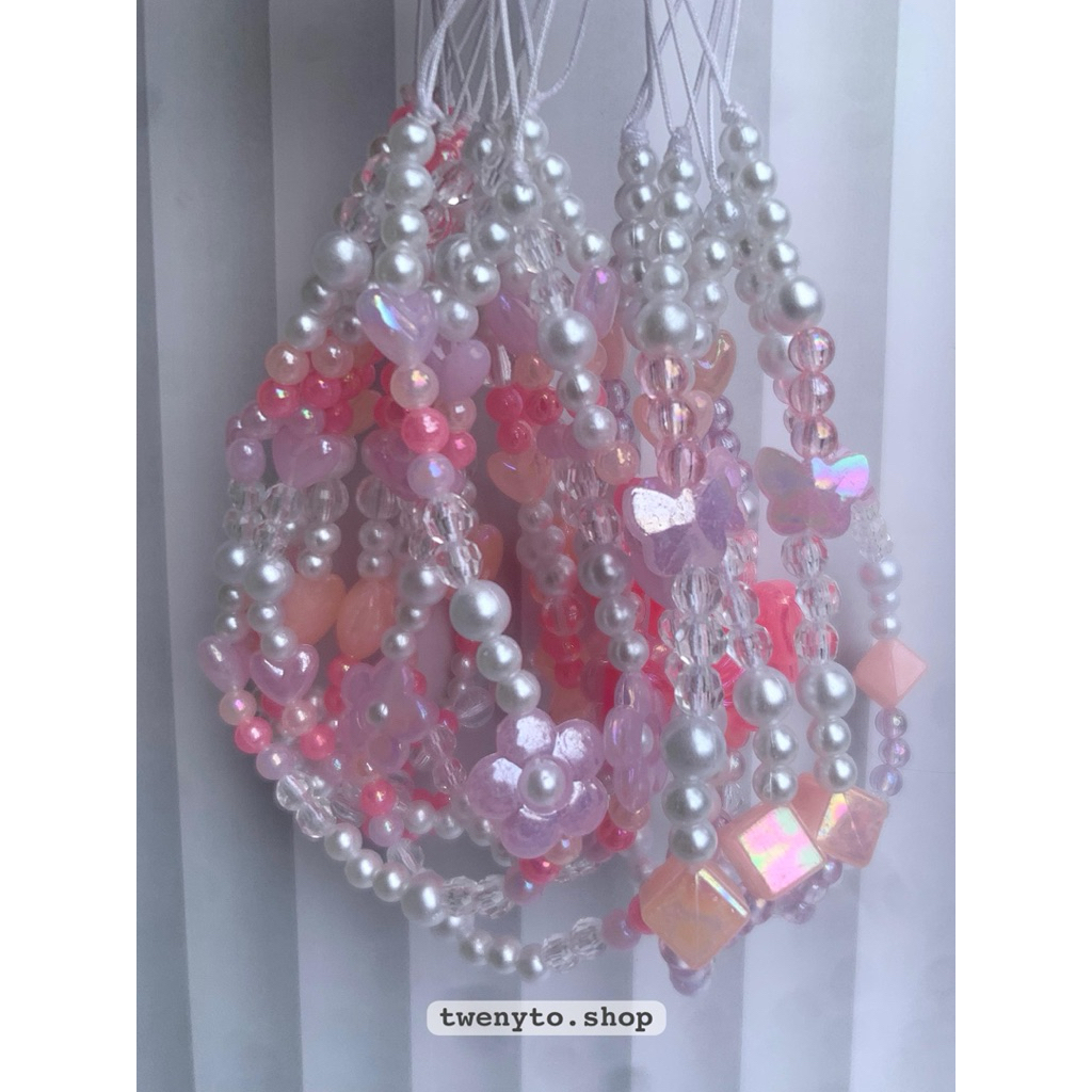 Phone Strap / Gantungan HP Mutiara Lucu / Aksesoris HP