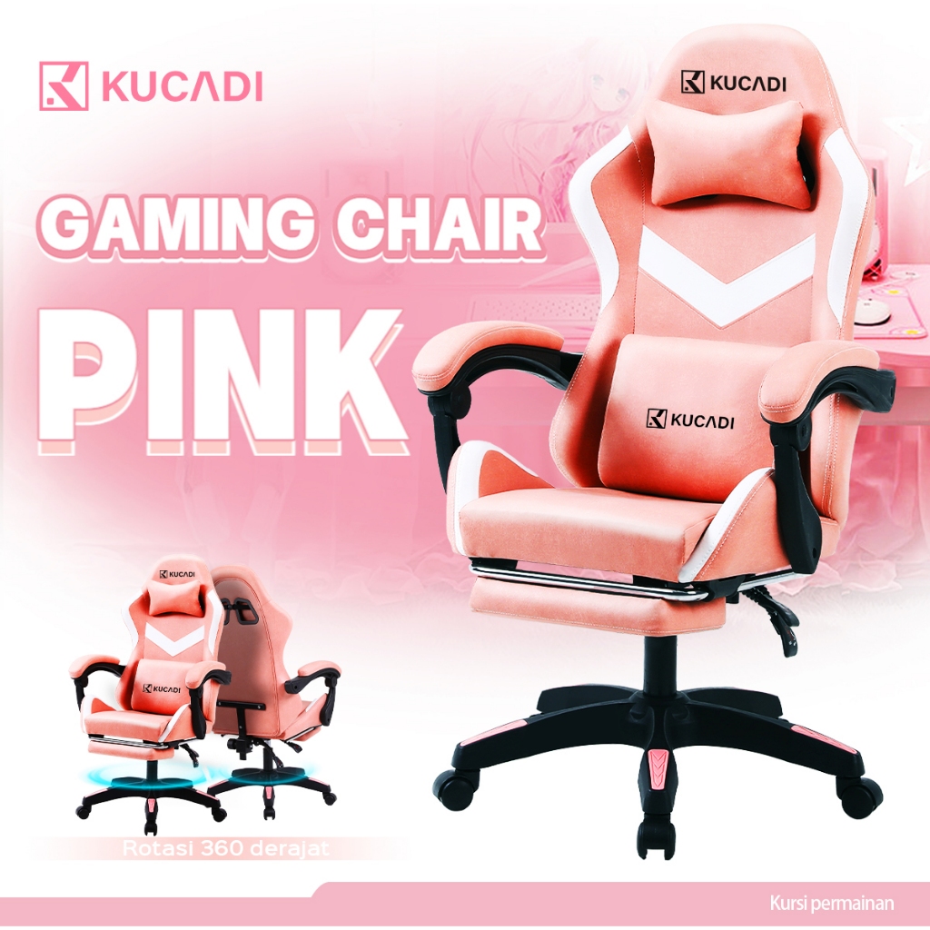 [Pengiriman Dari Medan ] KUCADI Kursi Gaming Kursi Kantor Gaming Chair  Kursi Kerja Kursi Belajar Ku