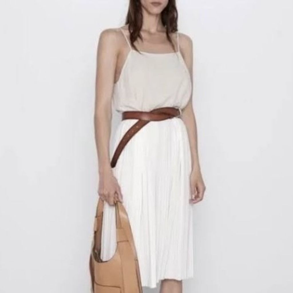 Preloved Zara Contrasting Strappy Dress