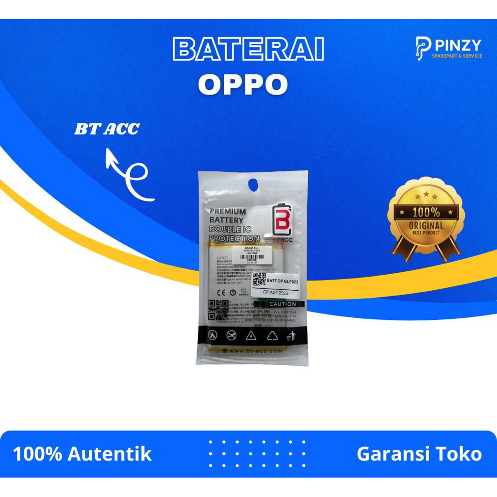 Baterai Batre  OPPO BLP923/A57 2022 Original 100% GARANSI