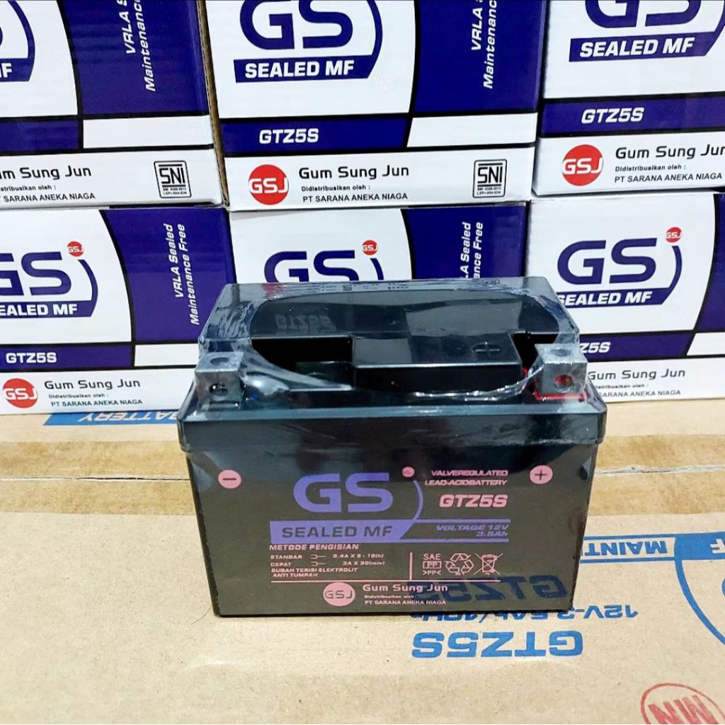Aki Motor GS GTZ5S MF 12 V