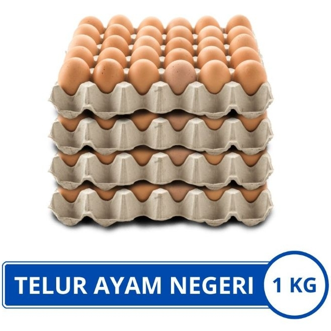 [ INSTAN ] TELUR AYAM NEGERI 1kg / TELUR AYAM FRESH 1KG / TELUR AYAM MURAH / TELUR PALEMBANG