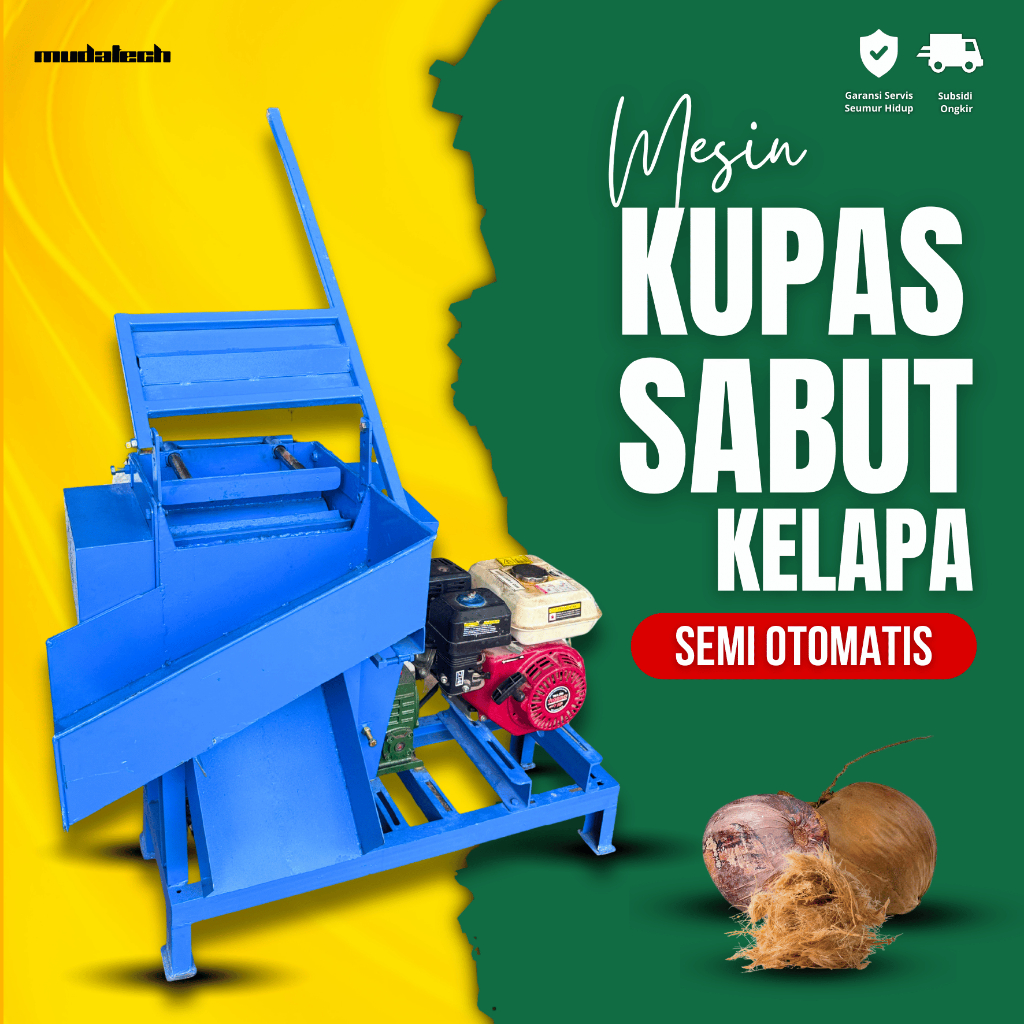 Mesin Kupas Sabut Kelapa Pengupas Sabut Kelapa