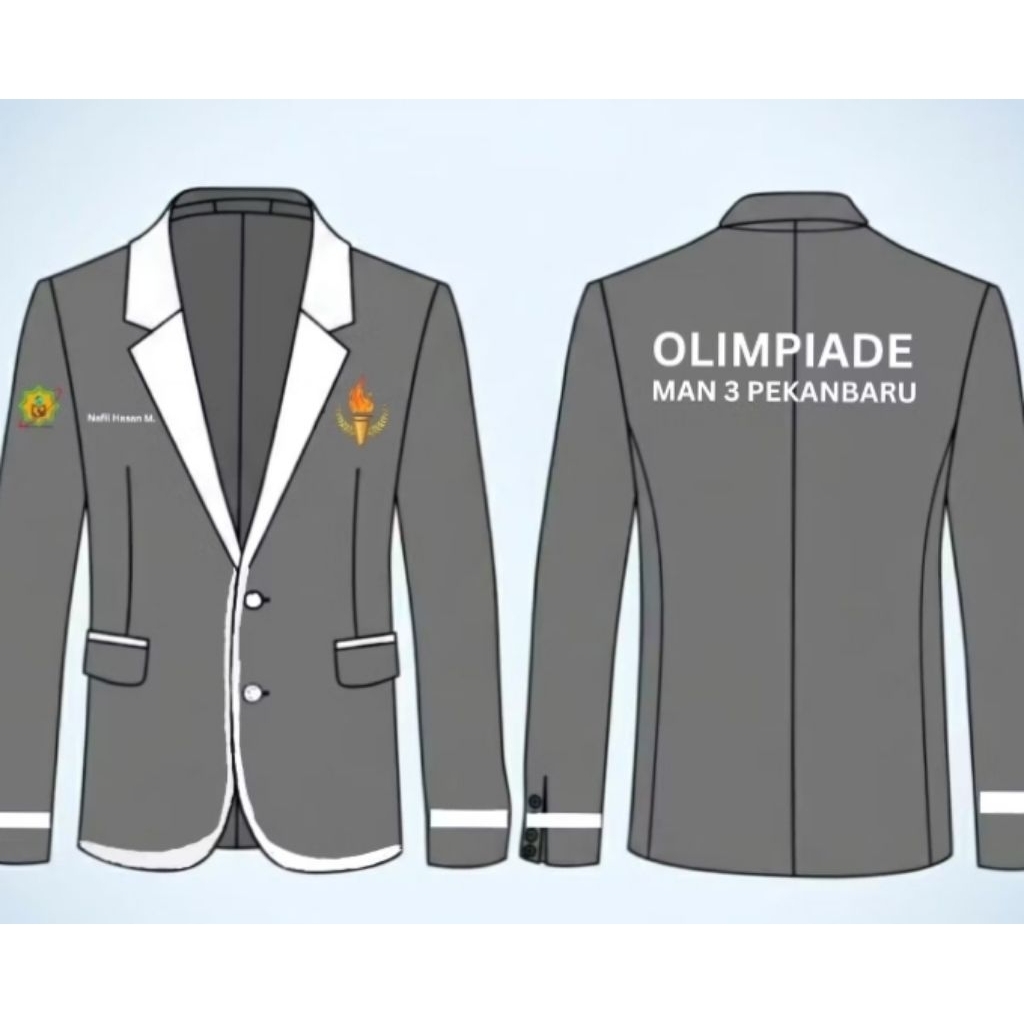 Almamater Sekolah Custom