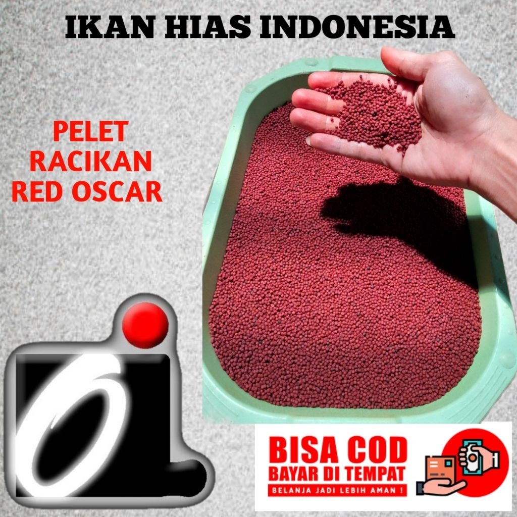 pelet racikan red Oscar dijamin AMPUH 30gr