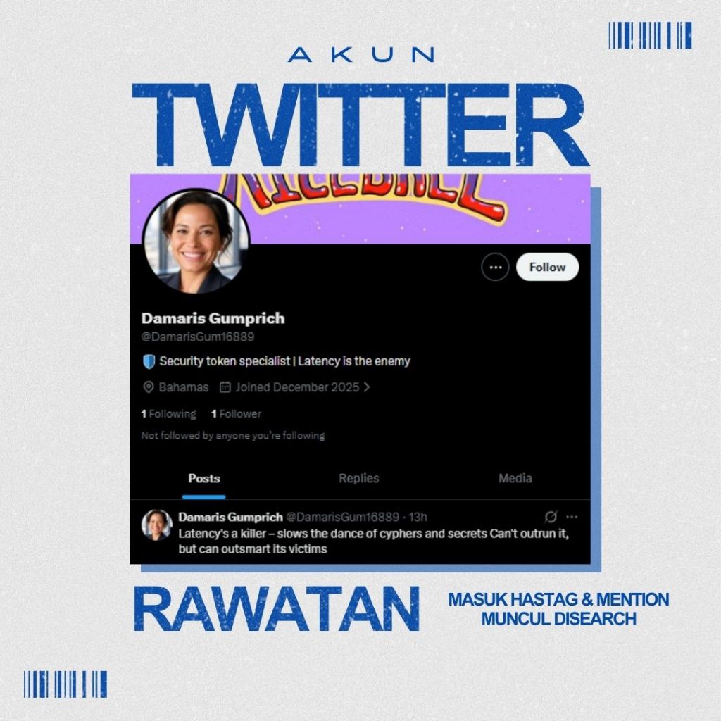 Akun Twitter Rawatan | FRESH | Masuk HTMT | Siap Pakai