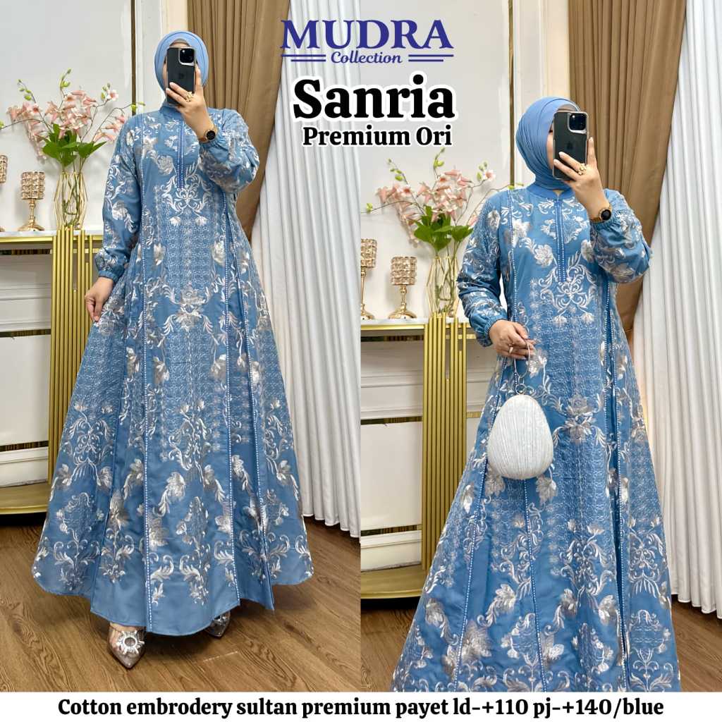 Gamis Mudra Collection / Gamis Terbaru / Gamis Wanita / Gamis Premium / Sanria / Mudra Hijab