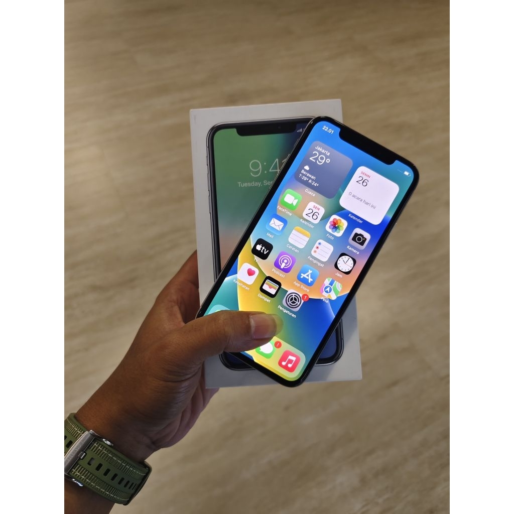 iPhone x 256gb inter ori all operator second