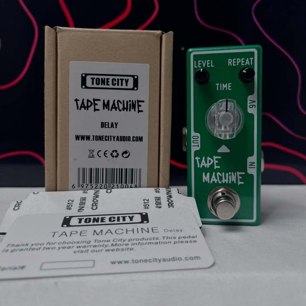 Tone City Tape Machine Delay n boss mxr tc electronic electro harmonix earthquaker jhs strymon gfi