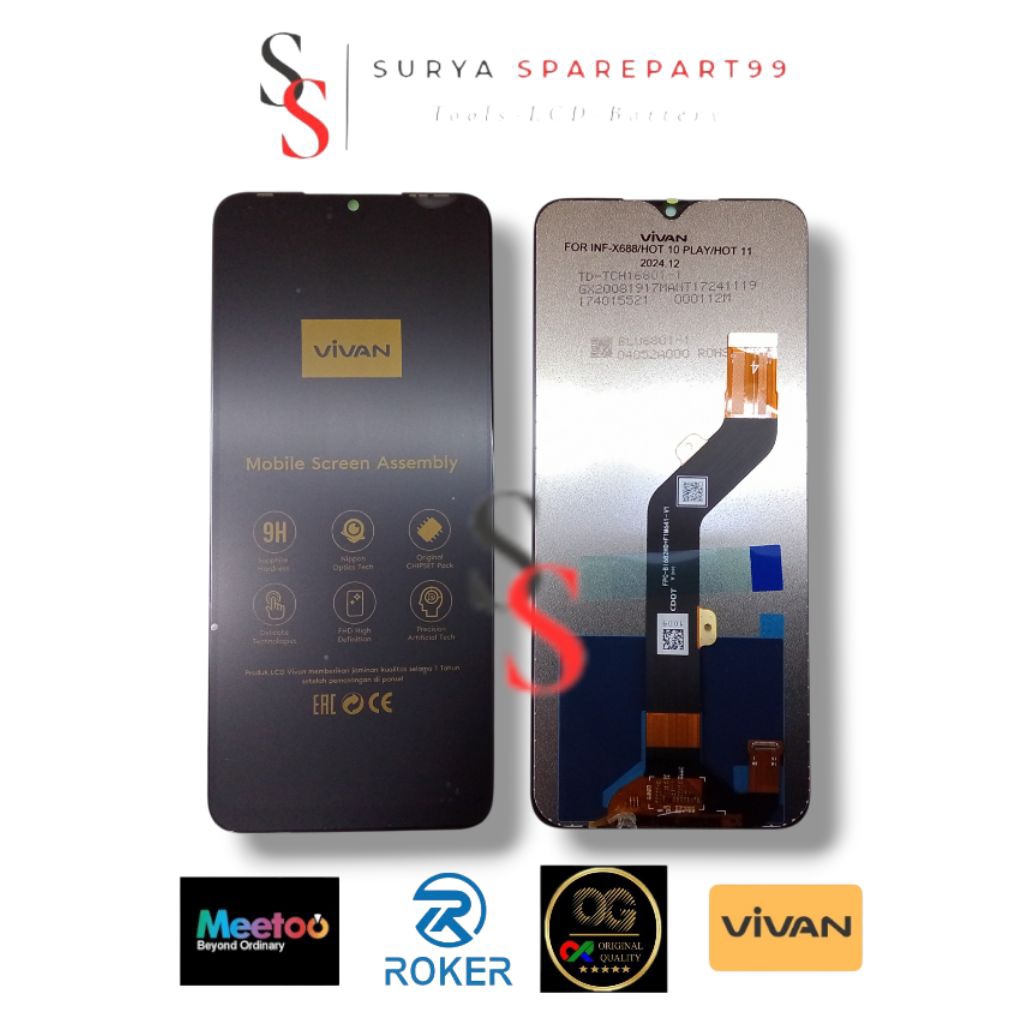 LCD-TOUCHSCREEN-ORIGINAL100%-INFINIX:HOT.10.PLAY/HOT.11.PLAY