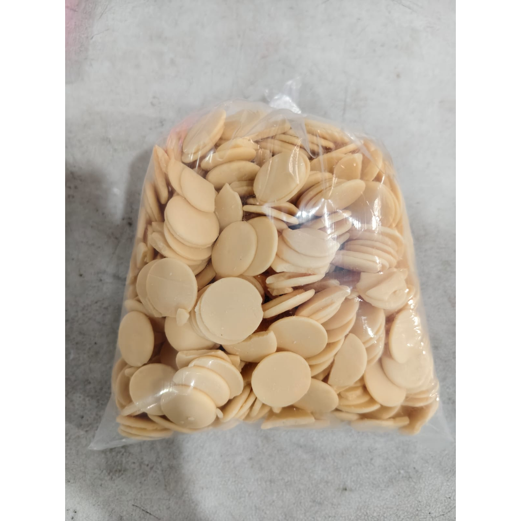 REPACK Van Houten Coin Compound Chocolate 100gr,250gr (Dark / White / Milk) - Coklat Coin Dark Compo