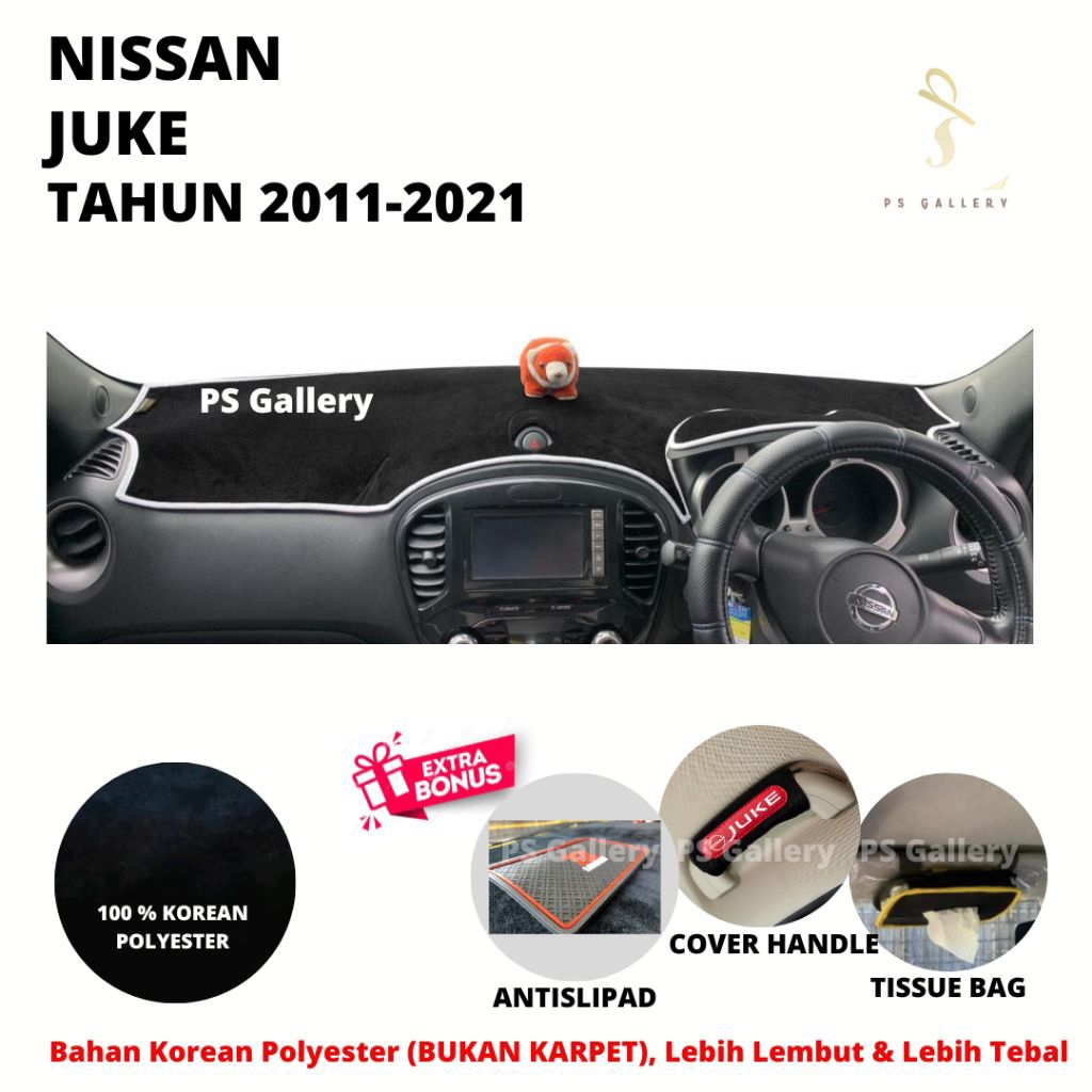 Alas Dasbor Mobil NISSAN JUKE Aksesoris Cover Dashboard Premium