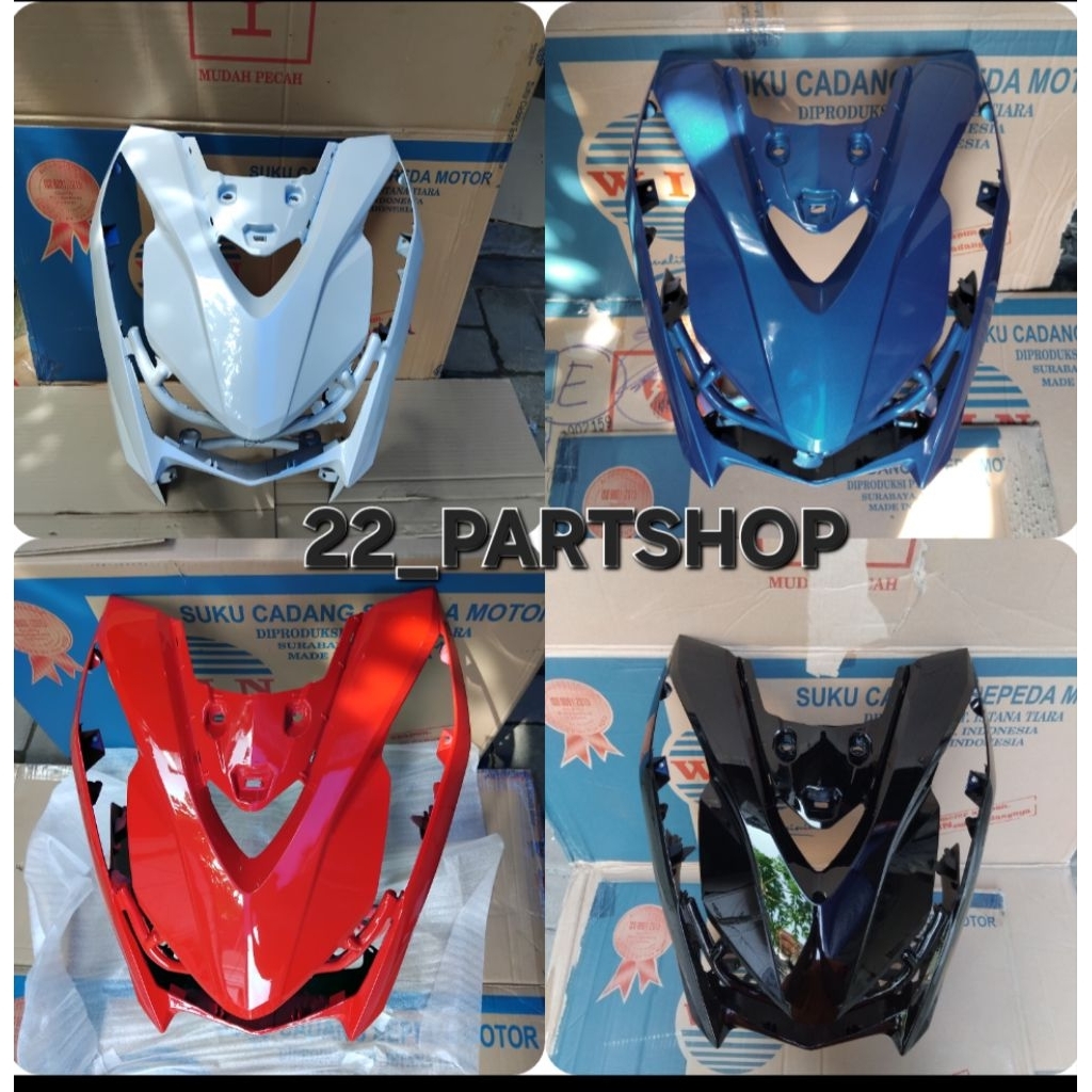 WIN - Tameng Body Depan BEAT LED |Panel Body Depan Besar BEAT DELUXE/BEAT STREET 2020/2023