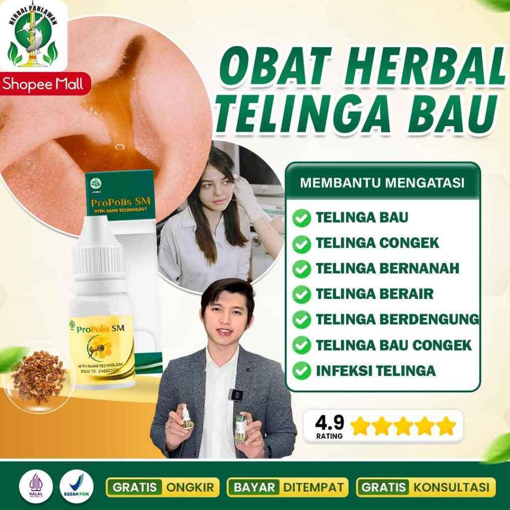 Obat Herbal Telinga Bau Untuk Anak dan Dewasa, Obat Telinga Berair dan Bau, Obat Untuk Telinga Bau C
