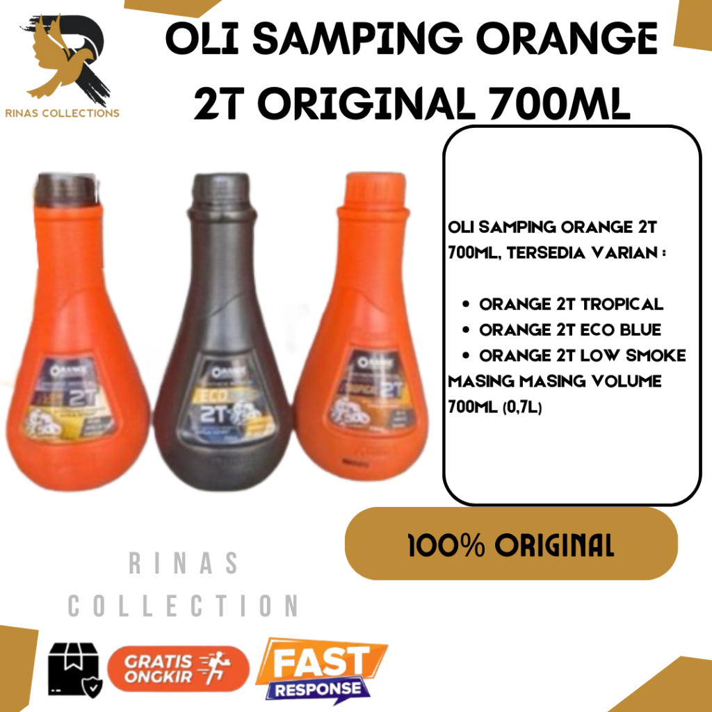 OLI OIL SAMPING 2 TAK QRANGE ORANGE 2T 700ML ORIGINAL 100%