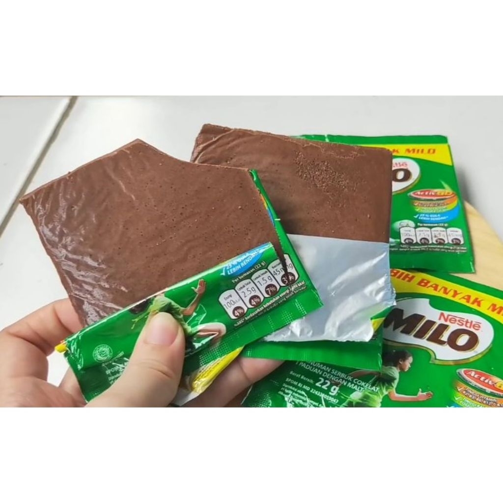 Nestlé PERMEN MILO GOSOK JAJANAN VIRAL Rasa Milo Lembut dan Nikmat untuk Camilan Harian 10 sachet/1r