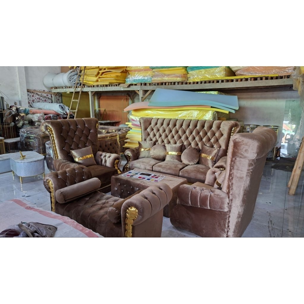 sofa syahrini / sofa sultan / sofa mewah