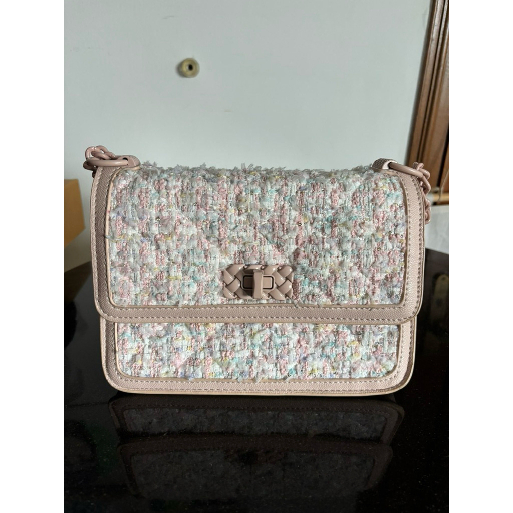 Charles & Keith Tweed Bag