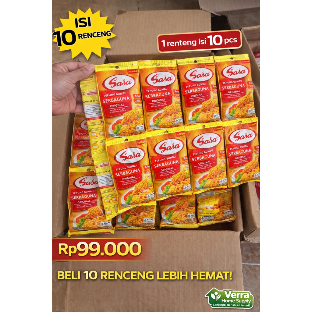 Promo Sasa Tepung Bumbu — 10 Renteng Lebih Hemat