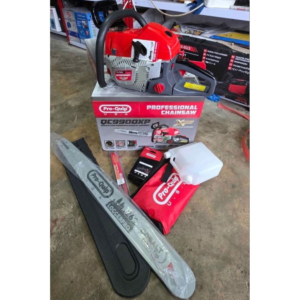 Mesin chainsaw senso pro quip QC9900XP Bar 26In