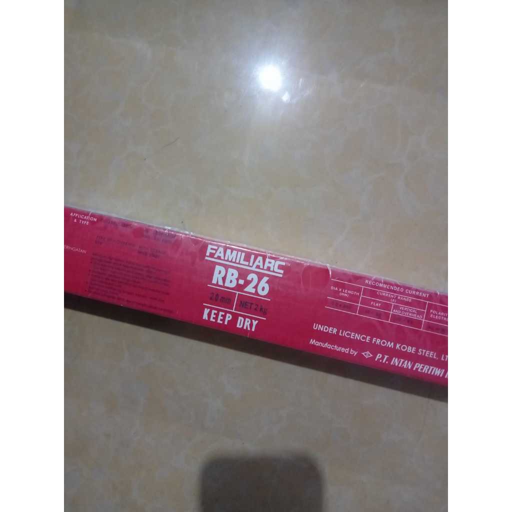 Kawat las Kobelco Rb 260 2mm Berkualitas Tinggi Pakan Las Berkulitas