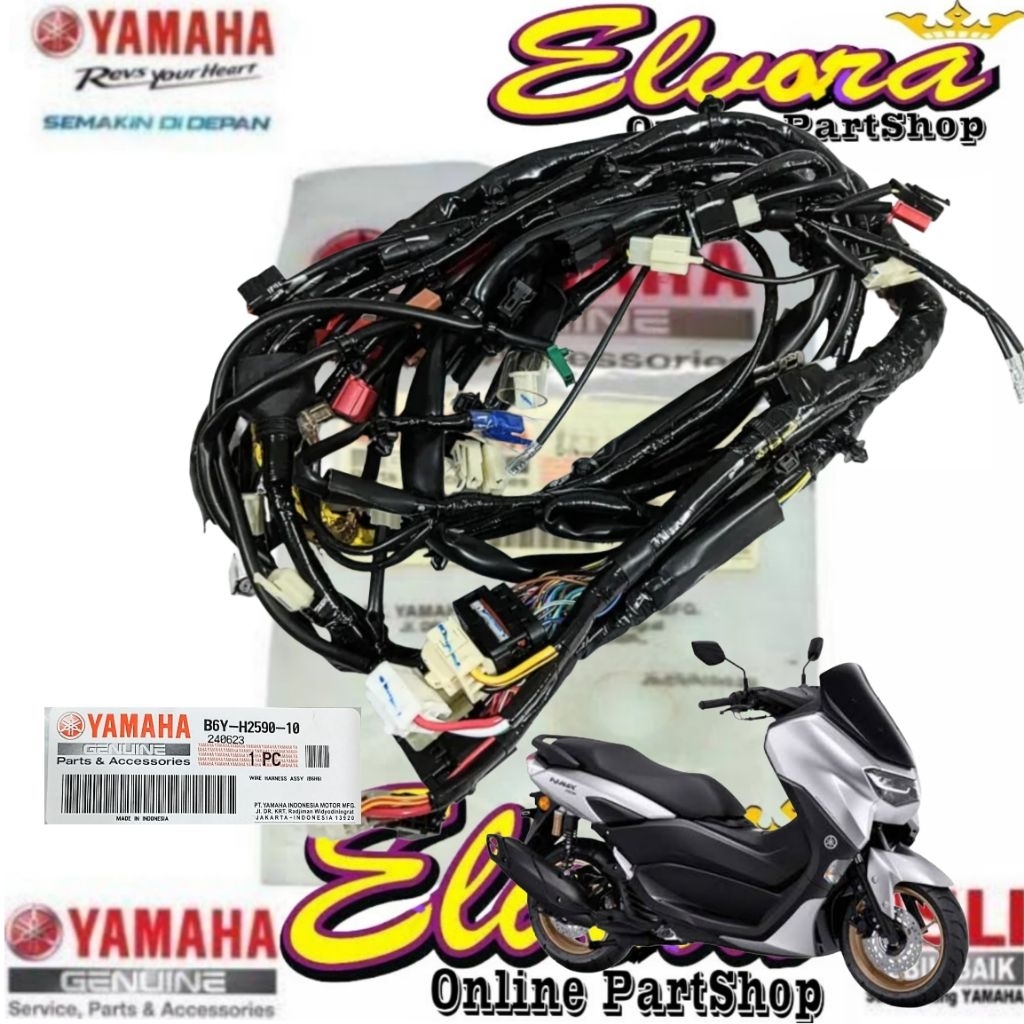 Kabel body Yamaha Nmax New Connected Type ABS Original B6Y-H2590-10