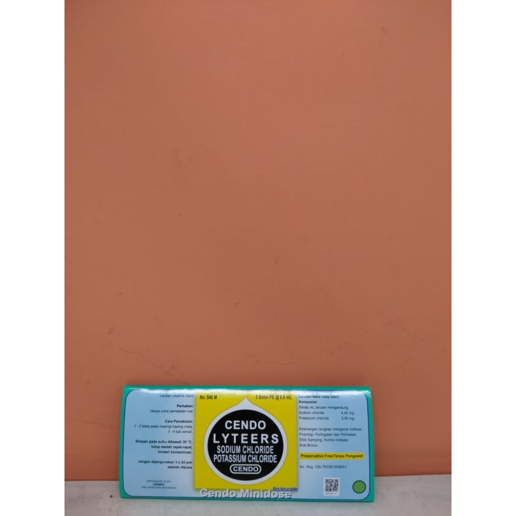 CENDO LYTERS MINIDOSE TETES MATA KERING