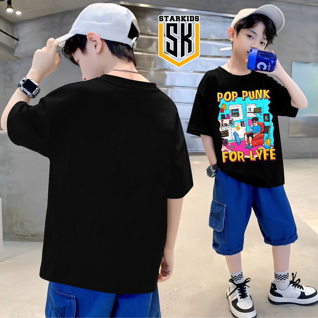 Pop Punk for Lyfe | Kaos ANAK LENGAN PENDEK Pop Punk for Lyfe | Kaos PPFL | Longsleeve Skena | Kaos 