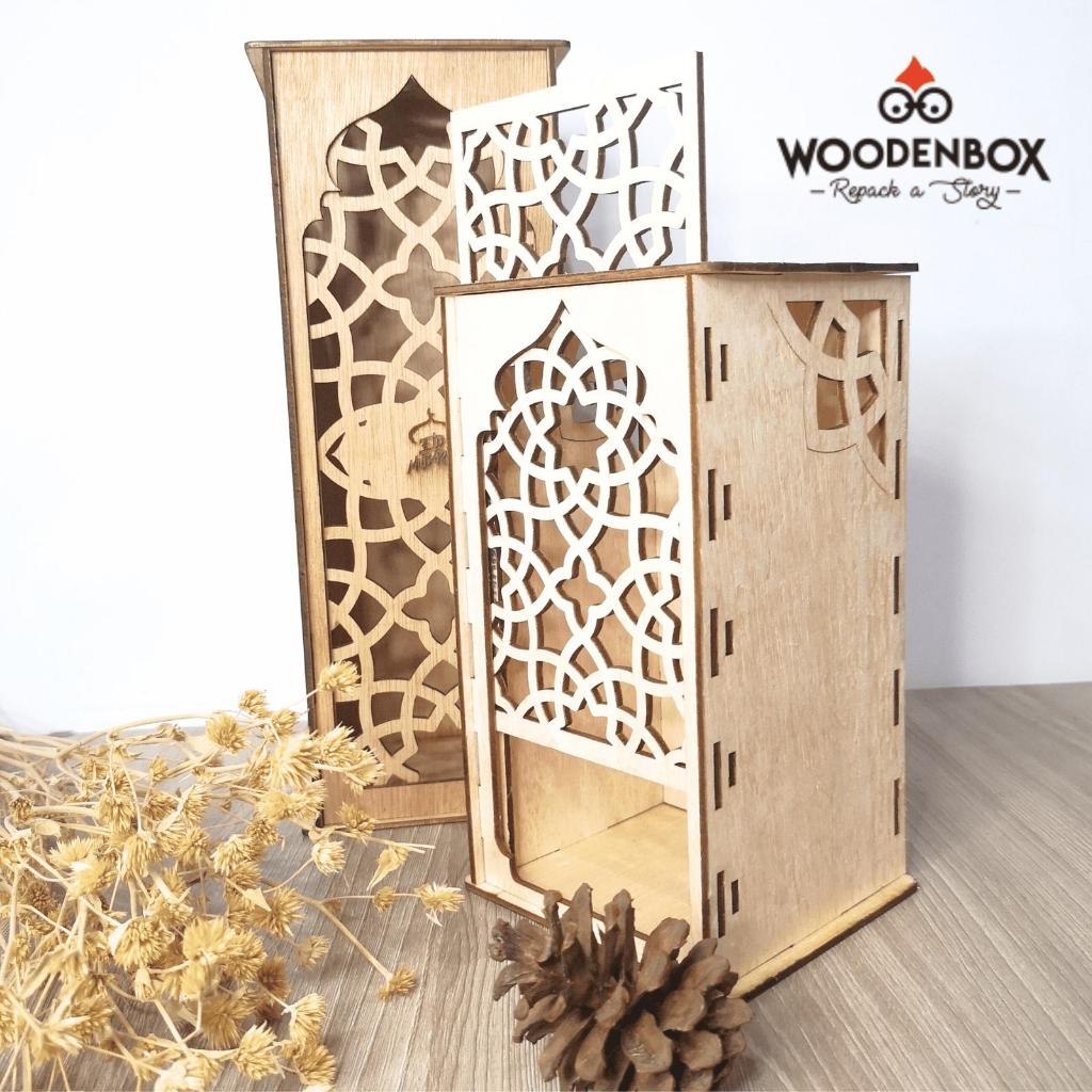 Box sliding kayu Custom