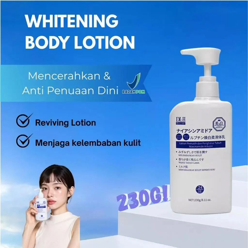 DL-H Brightening Body LotionMelembabkan Menutrisi Kulit Wangi Tahan Lama Mencegah Penuaan Keriput Pe