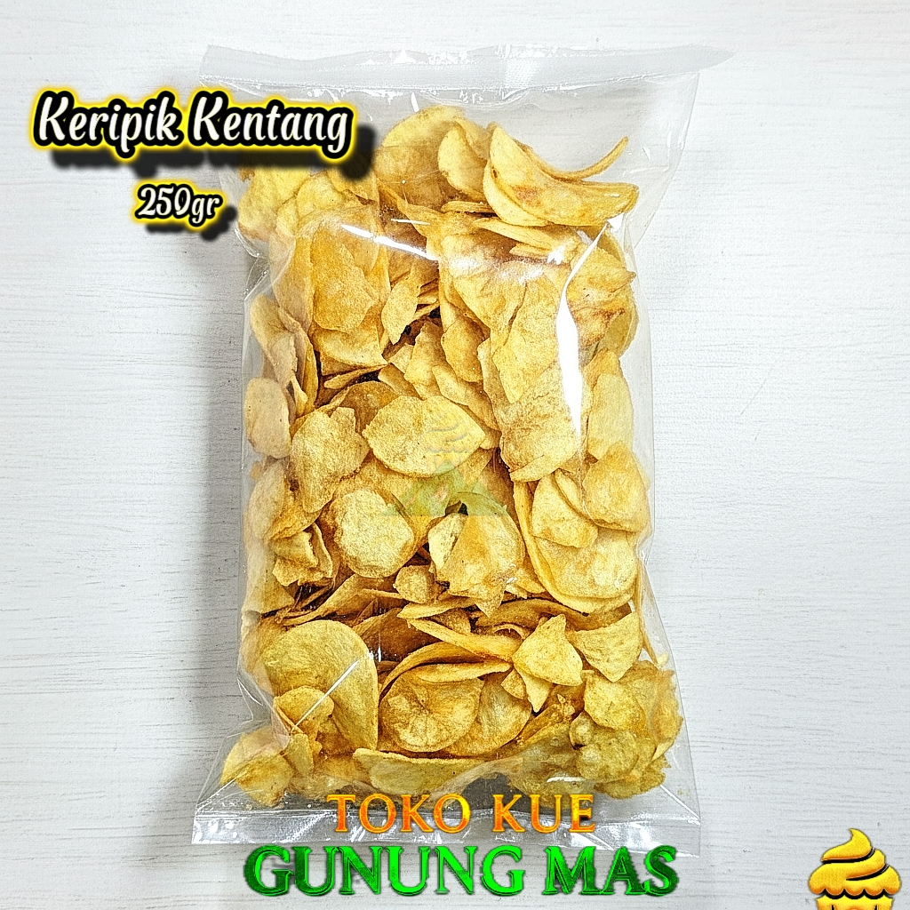 KERIPIK KENTANG 250GR / KERIPIK KENTANG ORIGINAL