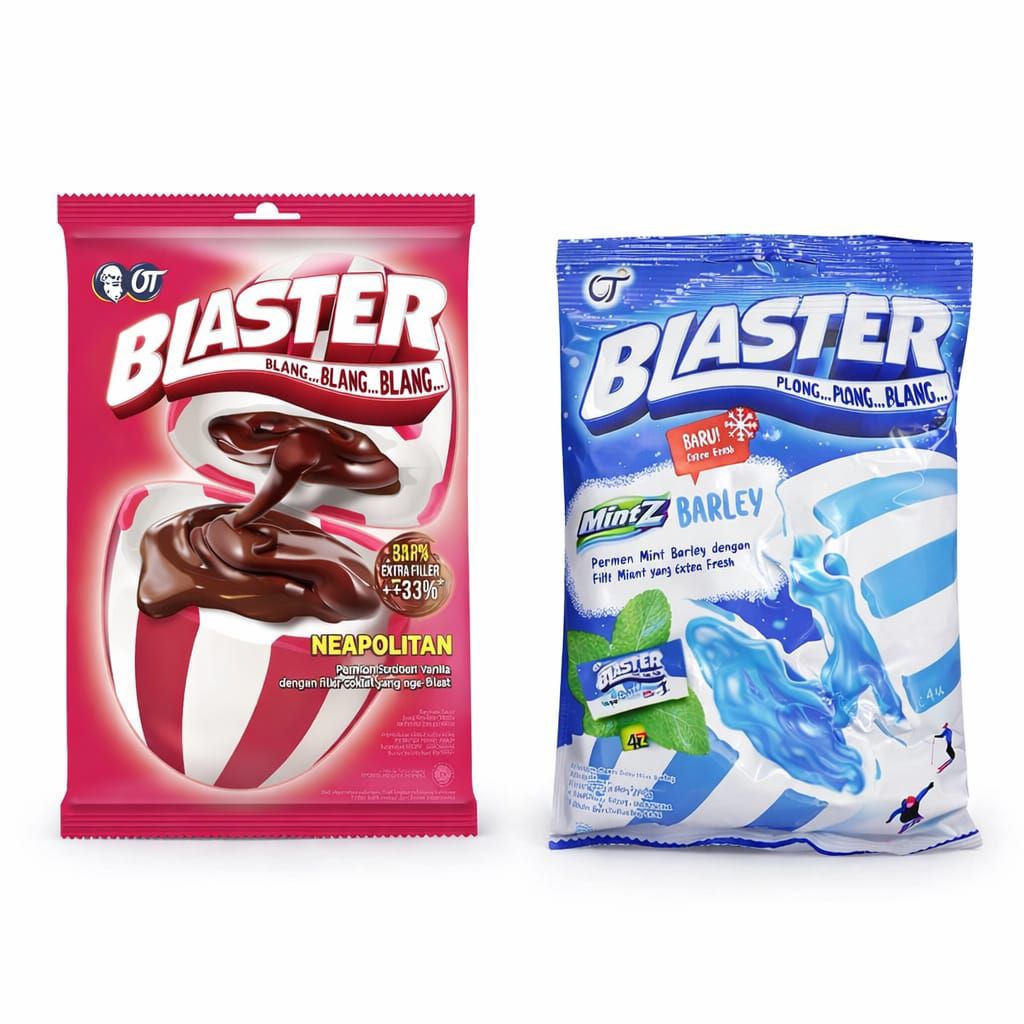 Permen Blaster | Permen Viral Anak & Dewasa | Jajanan Manis Pedas Murah