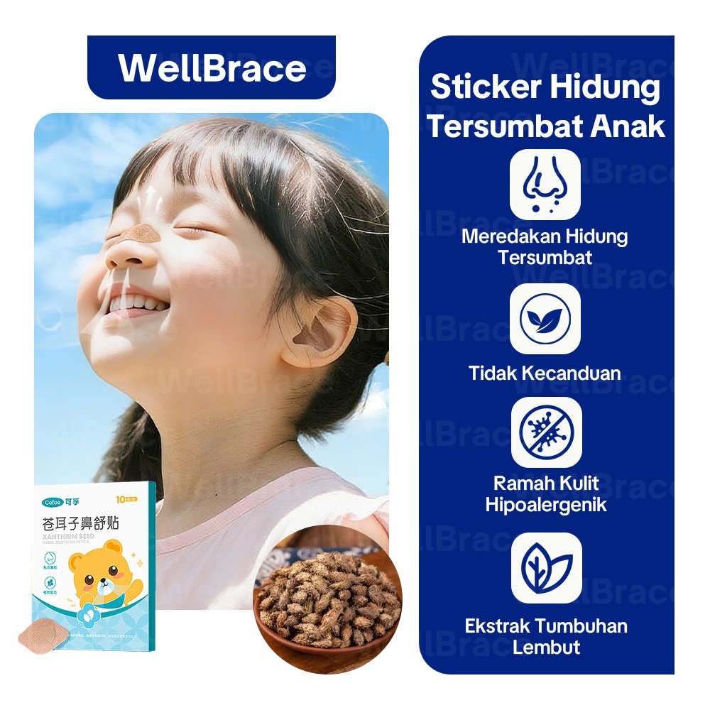 Nasal Strips Untuk Hidung Tersumbat Anak Pelega Hidung Tersumbat Bayi Plester Hidung Flu Tanpa Obat