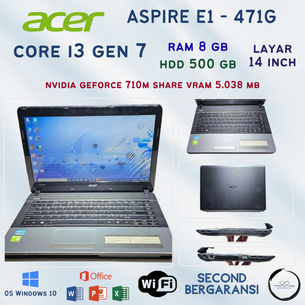 LAPTOP CORE i3 i5 i7 i9 MURAH BERGARANSI - INFINITY TECHNOLOGY