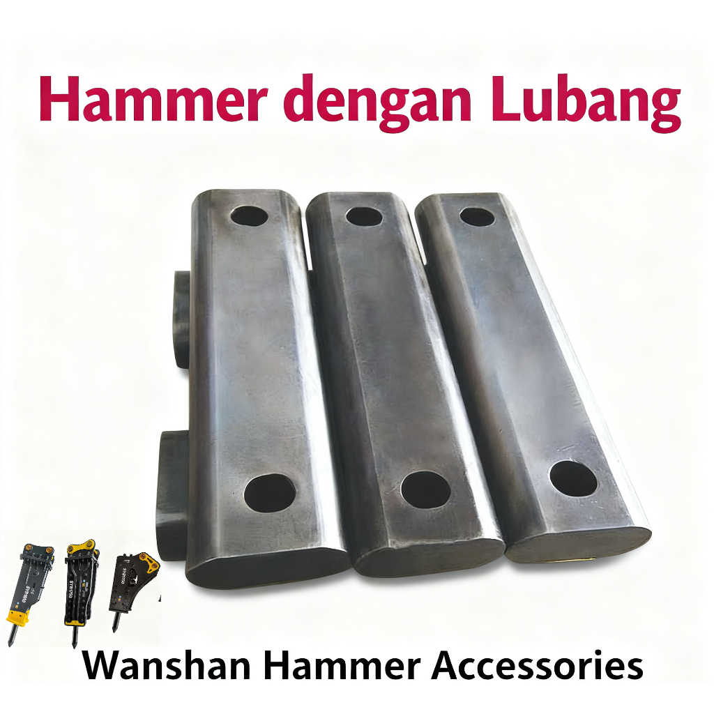Pin Rod Pin Tahu Lubang SB81/Chisel Pin Sparepart Hydraulic Breaker Plat Strip Berlubang/Besi Strip 